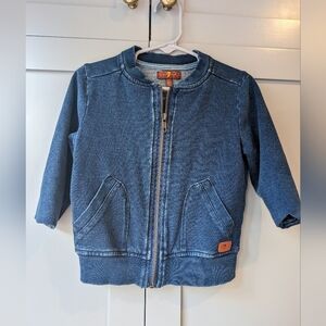 7 for all mankind zip up jacket